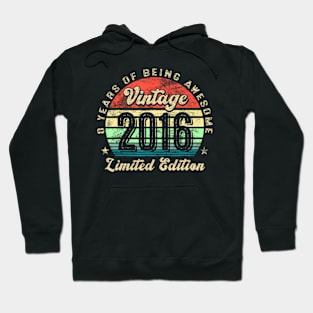 8 Year Old 2016 Limited Edition 8Th Birthday Hoodie